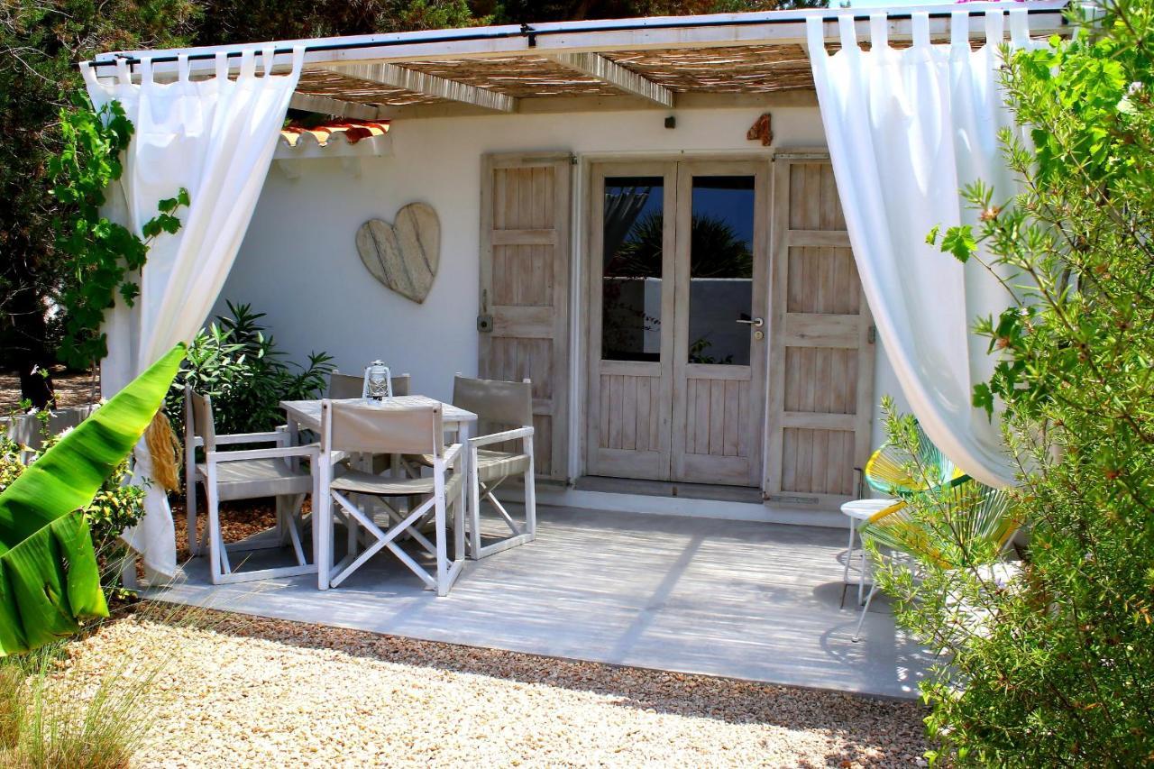 La Hacienda Aparthotel Sant Ferran de Ses Roques Bagian luar foto